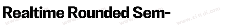 Realtime Rounded Sem字体转换